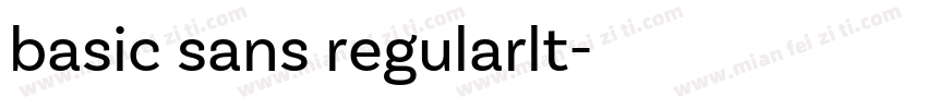 basic sans regularlt字体转换